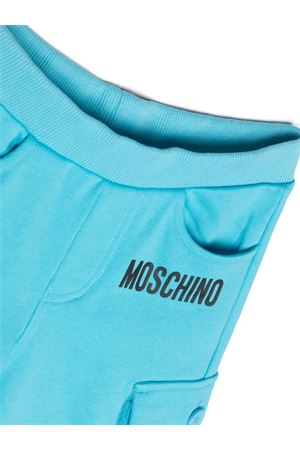 white cotton set MOSCHINO KIDS | HUG00OLAA2383625